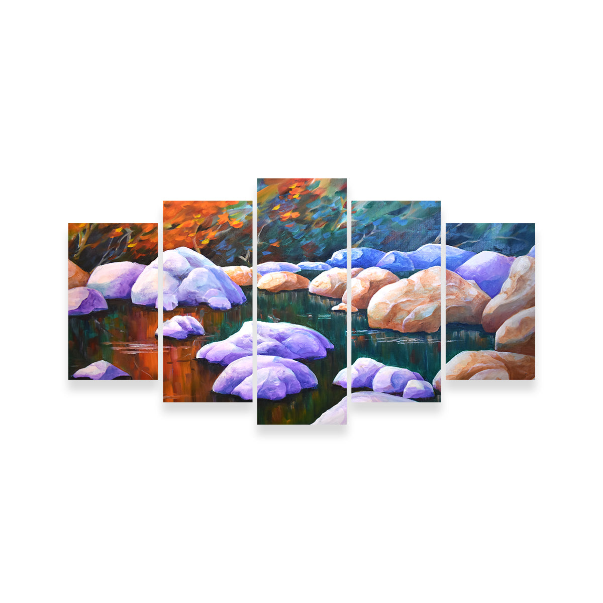 River's Quiet Moment Wall Art