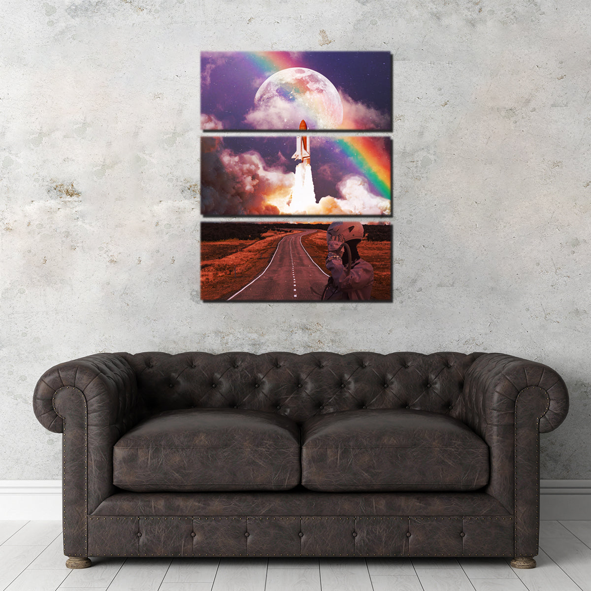 Rocket Launching Wall Art