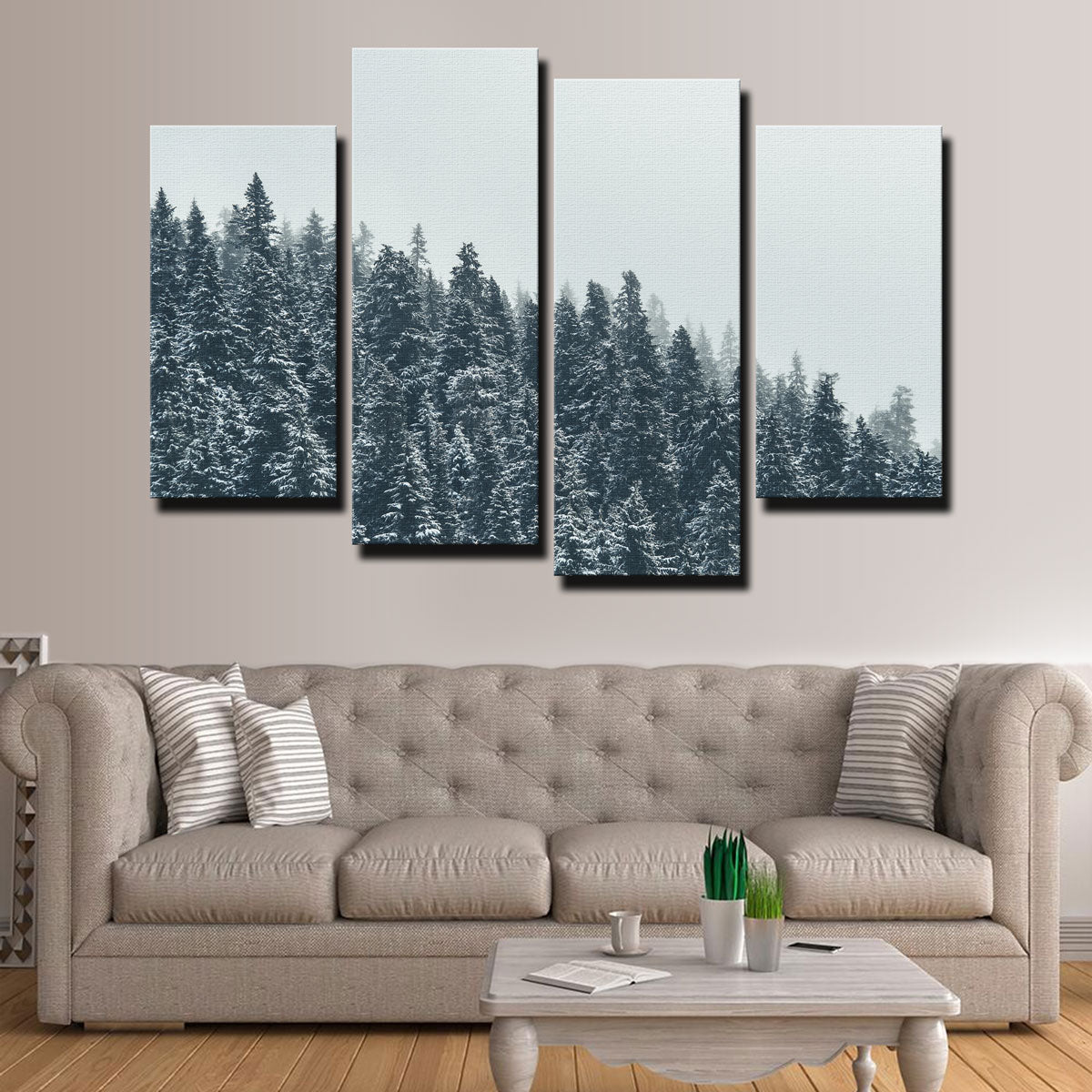 Fading Pines Wall Art