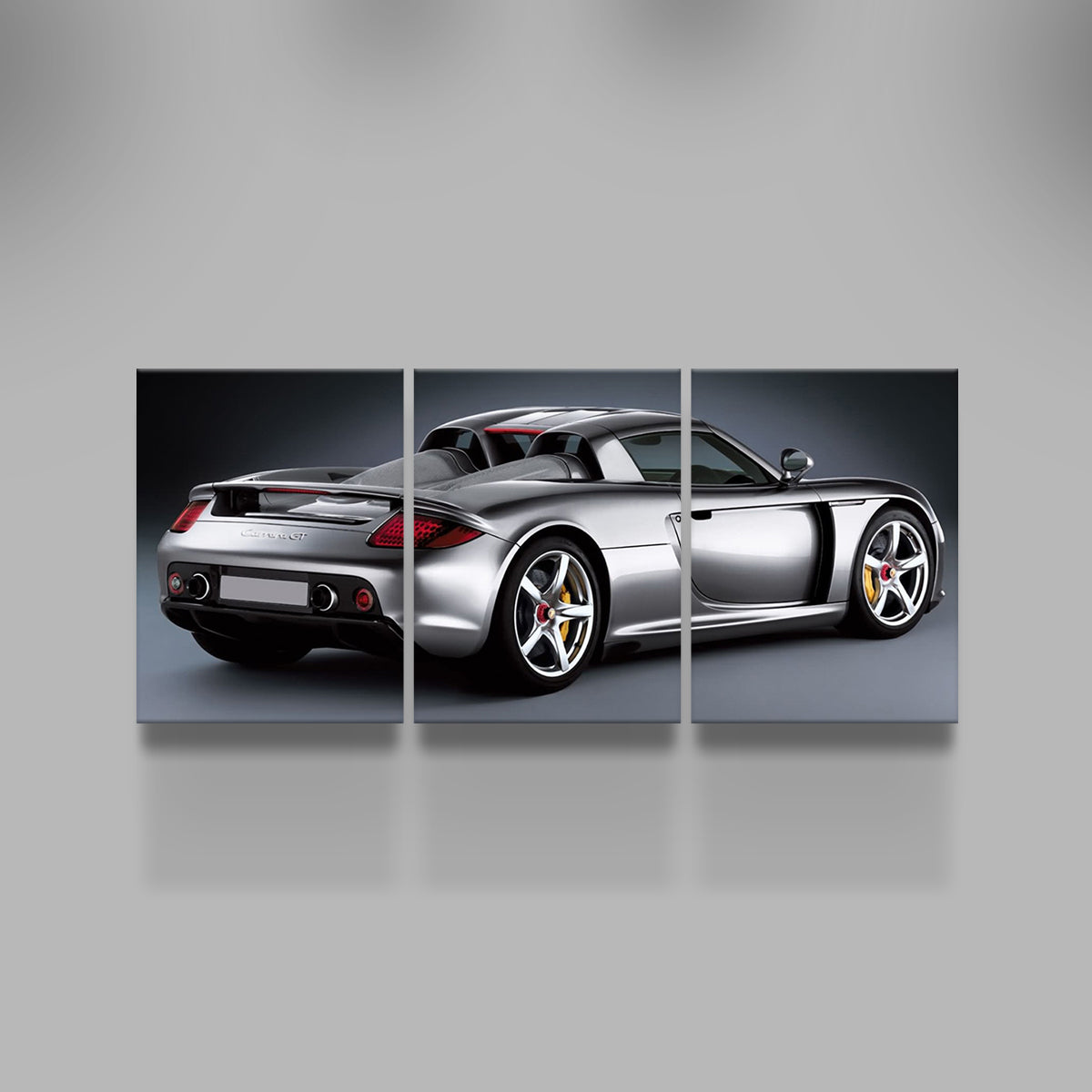 Silver Porsche Carrera GT Wall Art