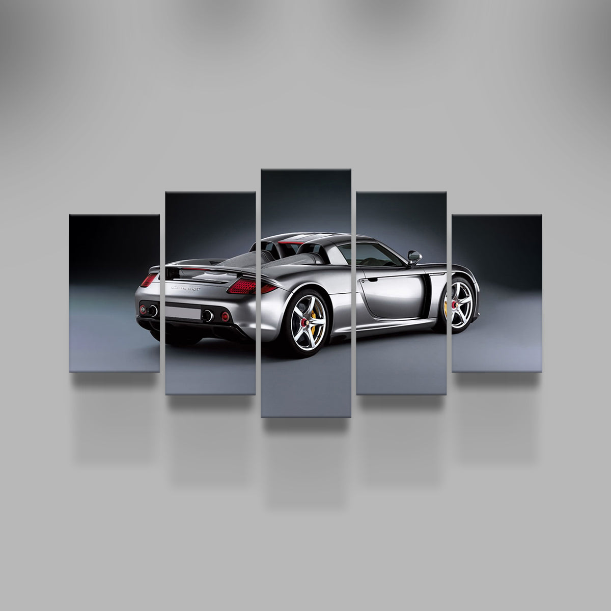 Silver Porsche Carrera GT Wall Art