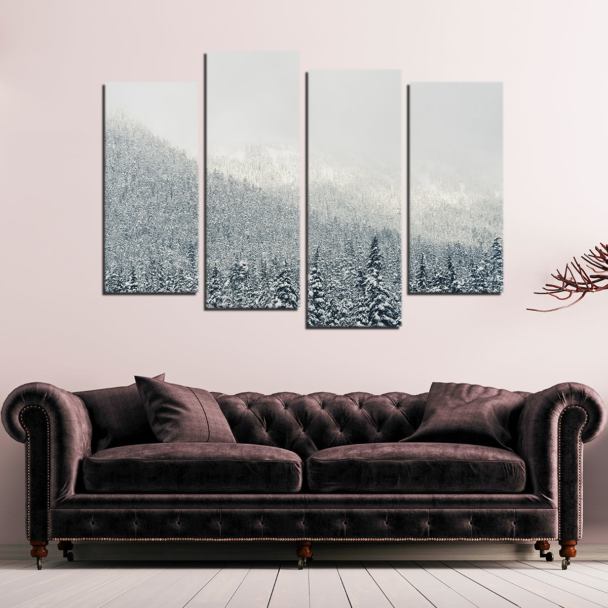 Snowy Mountains Wall Art