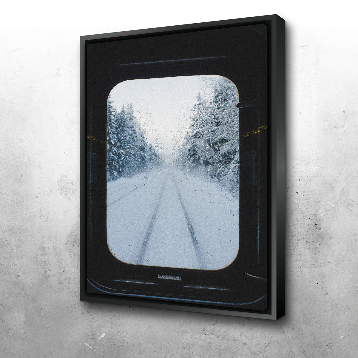 Snowy Train Wall Art