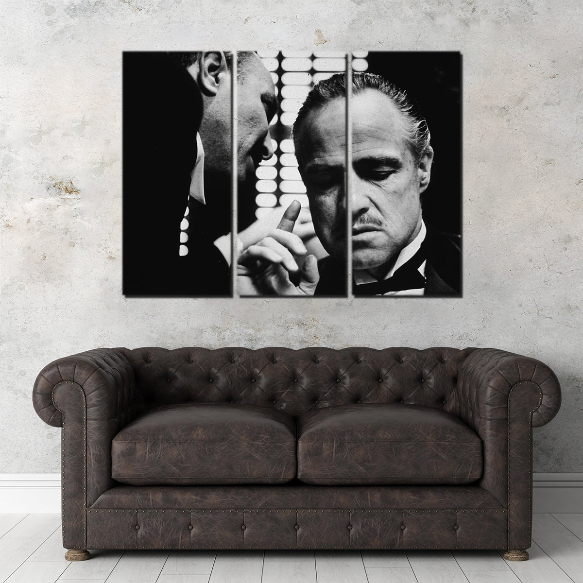 The Godfather Brando Canvas Set