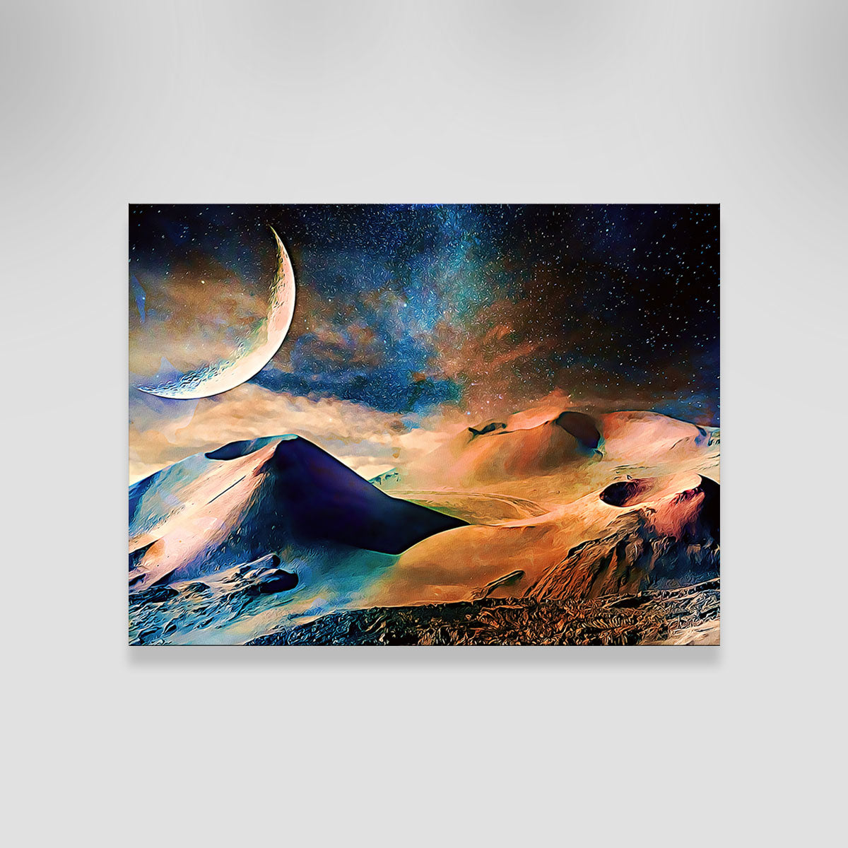Volcano Planet Wall Art