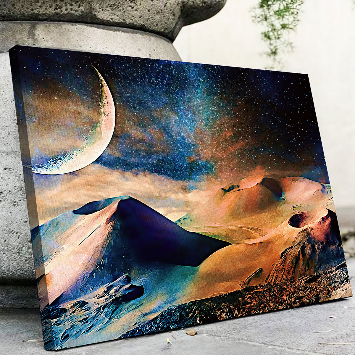 Volcano Planet Wall Art