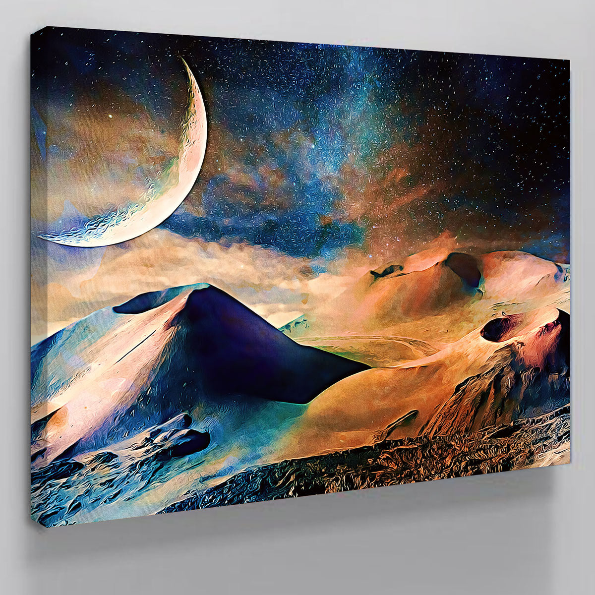 Volcano Planet Wall Art
