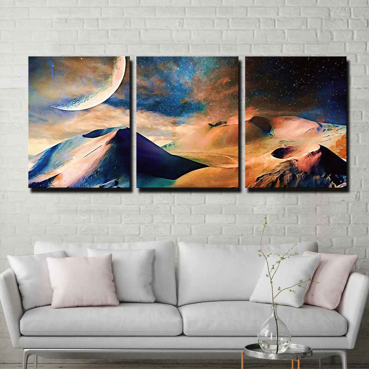 Volcano Planet Wall Art