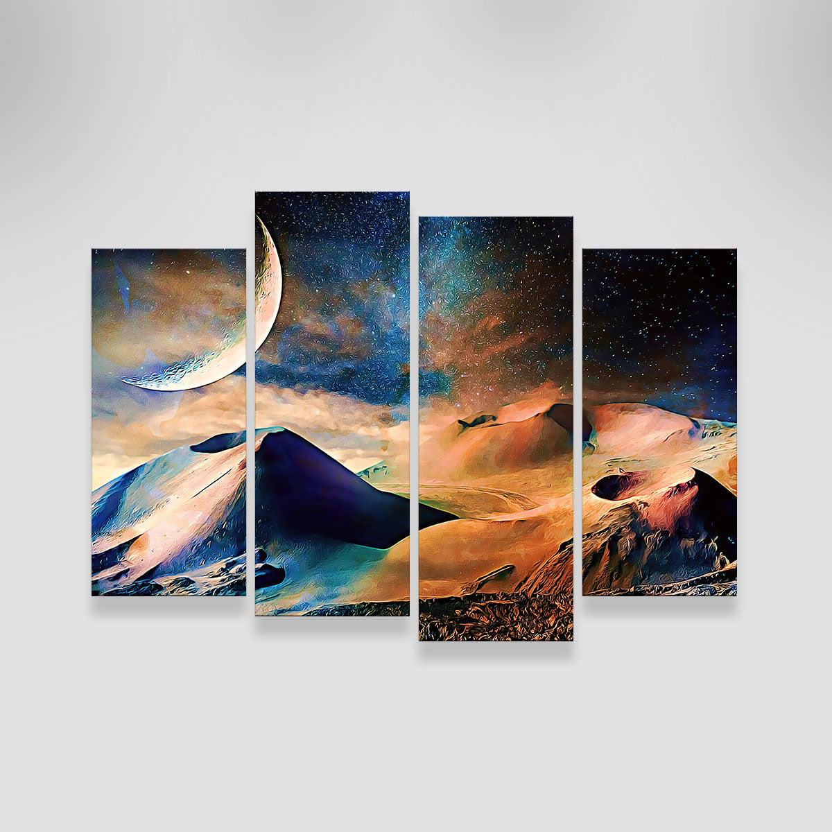 Volcano Planet Wall Art