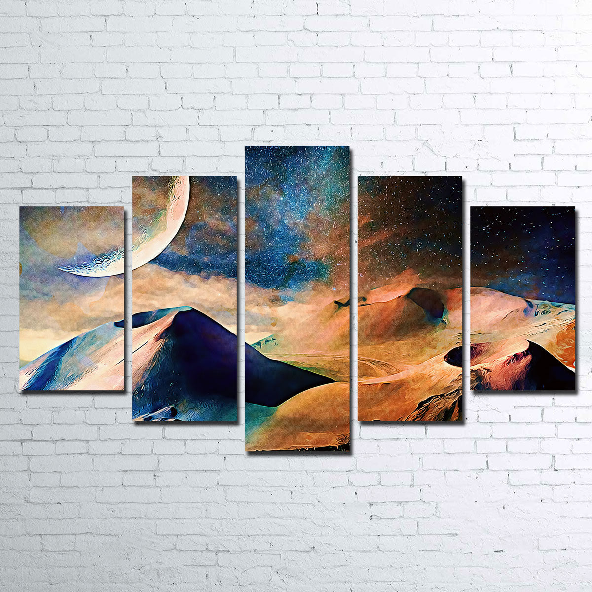 Volcano Planet Wall Art