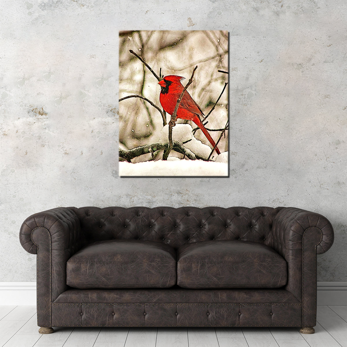 Winter’s Perch Wall Art