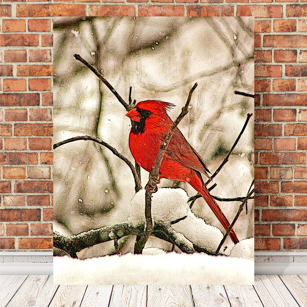 Winter’s Perch Wall Art