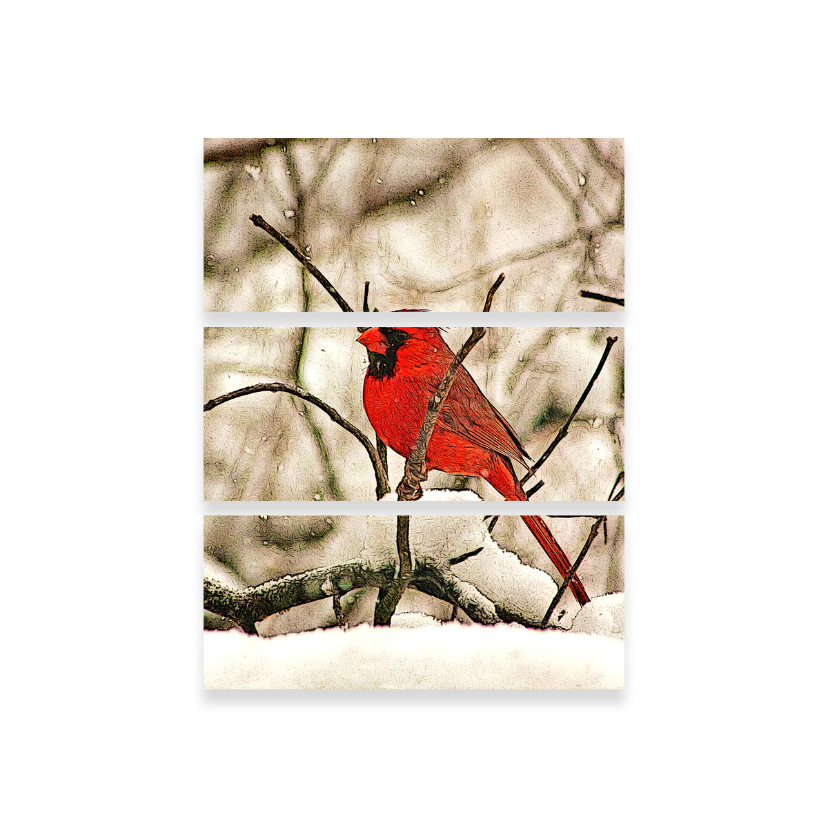 Winter’s Perch Wall Art