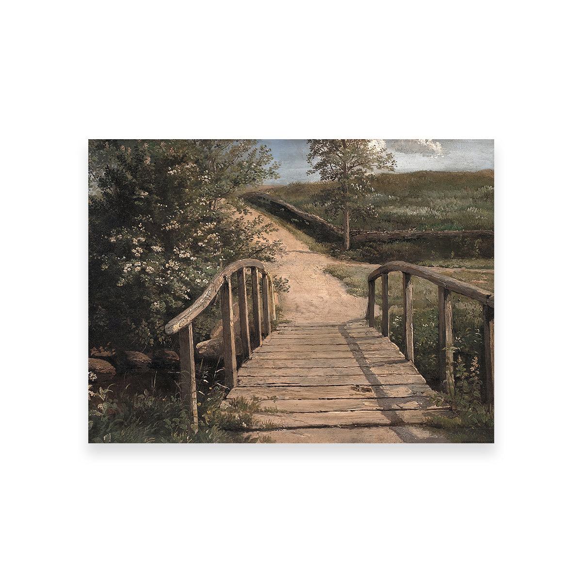 Wooden Bridge Wall Art