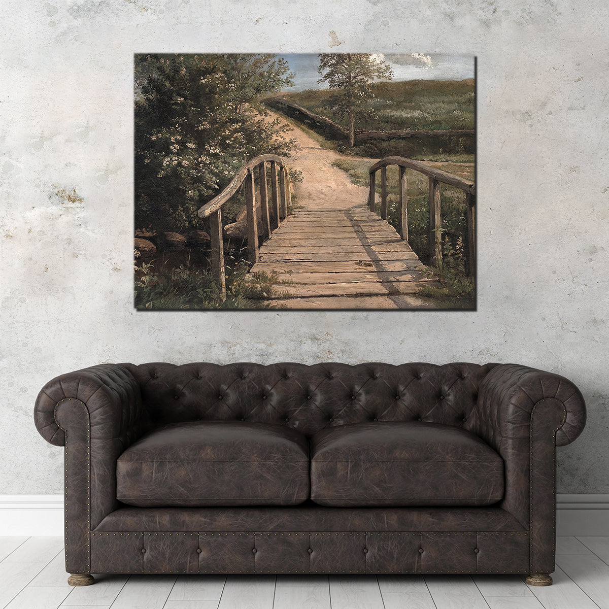 Wooden Bridge Wall Art