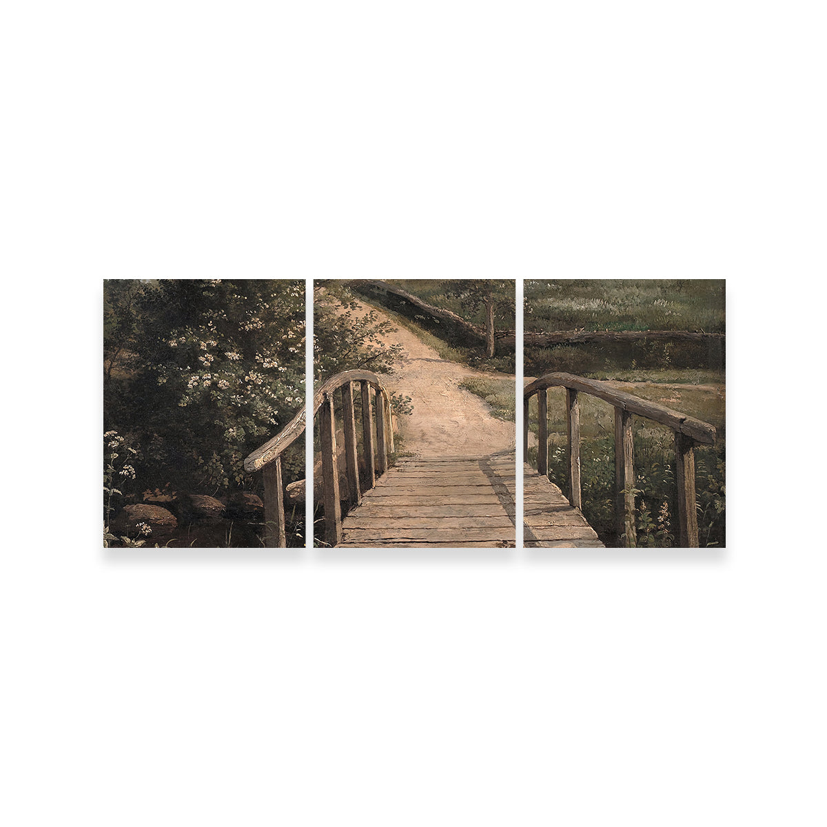 Wooden Bridge Wall Art