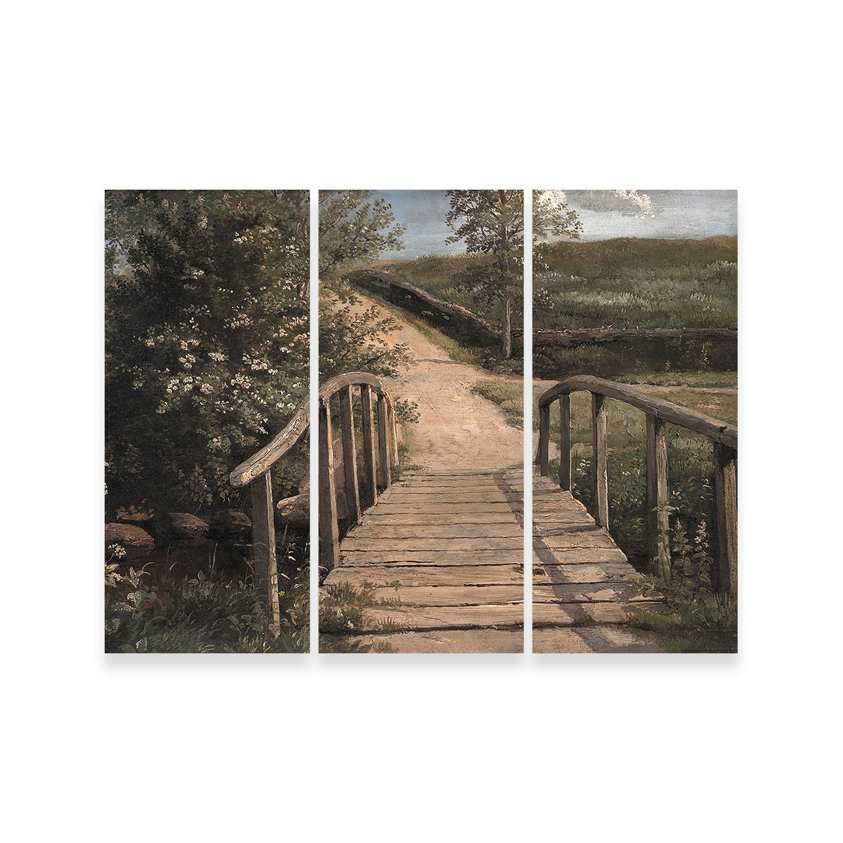 Wooden Bridge Wall Art