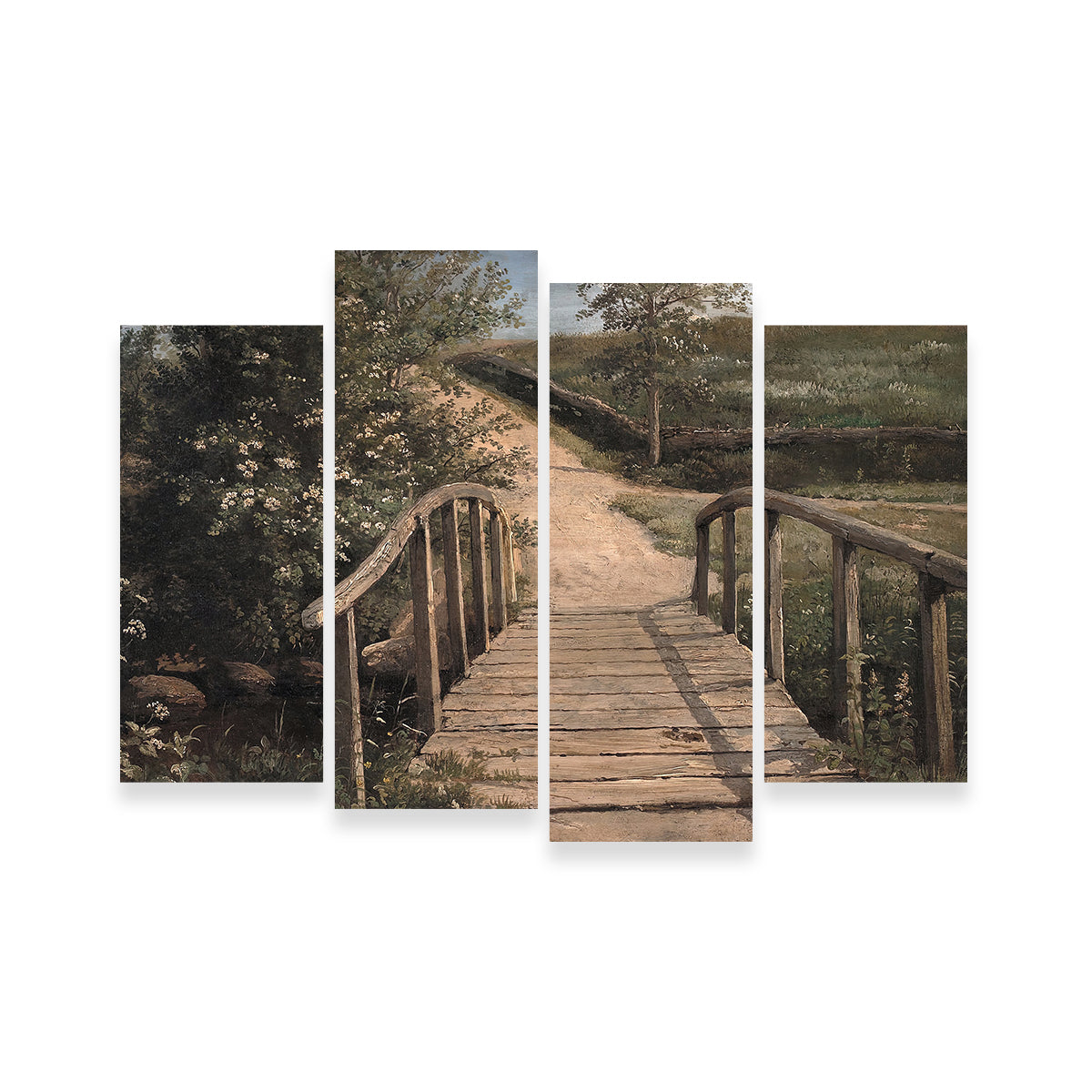 Wooden Bridge Wall Art