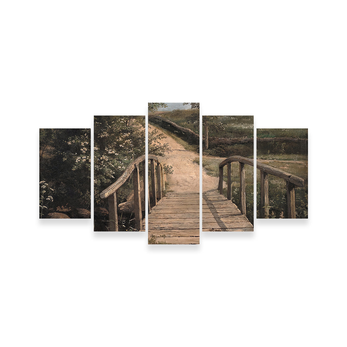 Wooden Bridge Wall Art