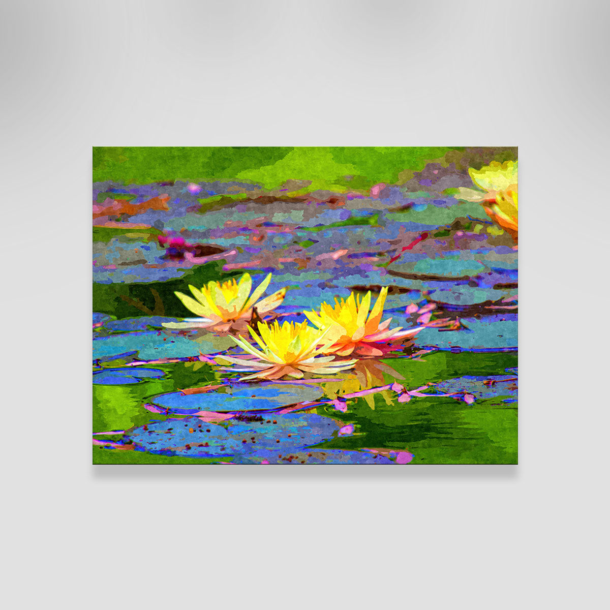 Yellow Water Lillies Wall Art