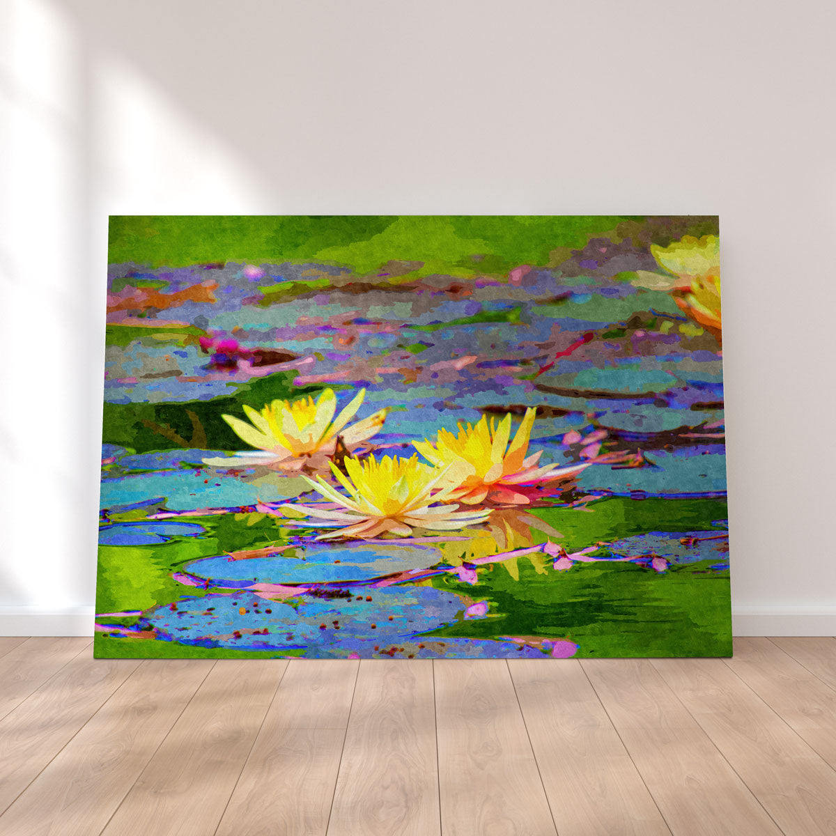 Yellow Water Lillies Wall Art
