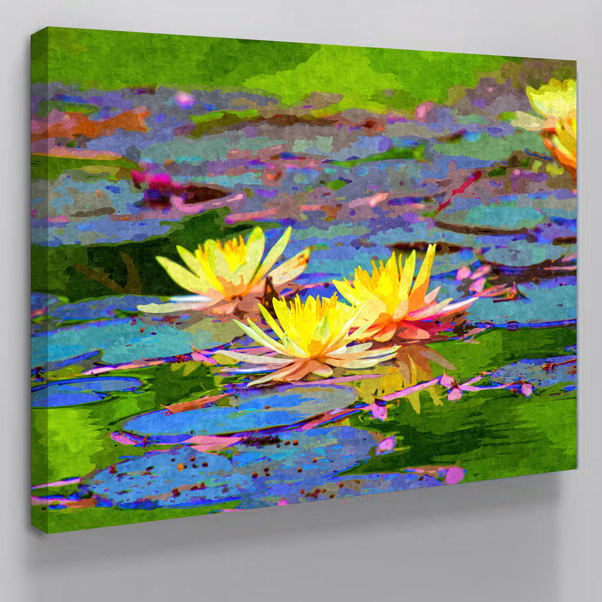 Yellow Water Lillies Wall Art