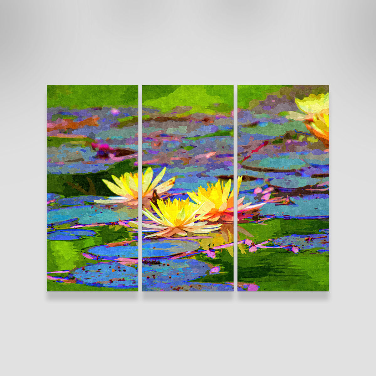 Yellow Water Lillies Wall Art
