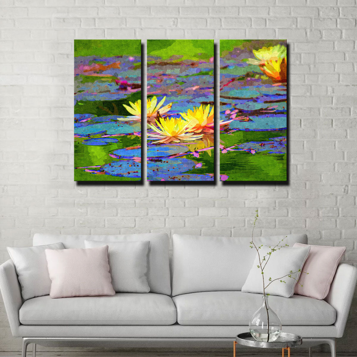 Yellow Water Lillies Wall Art
