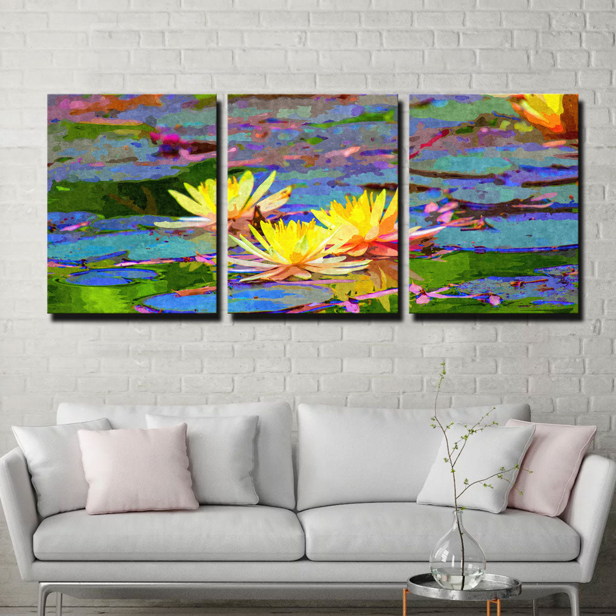 Yellow Water Lillies Wall Art