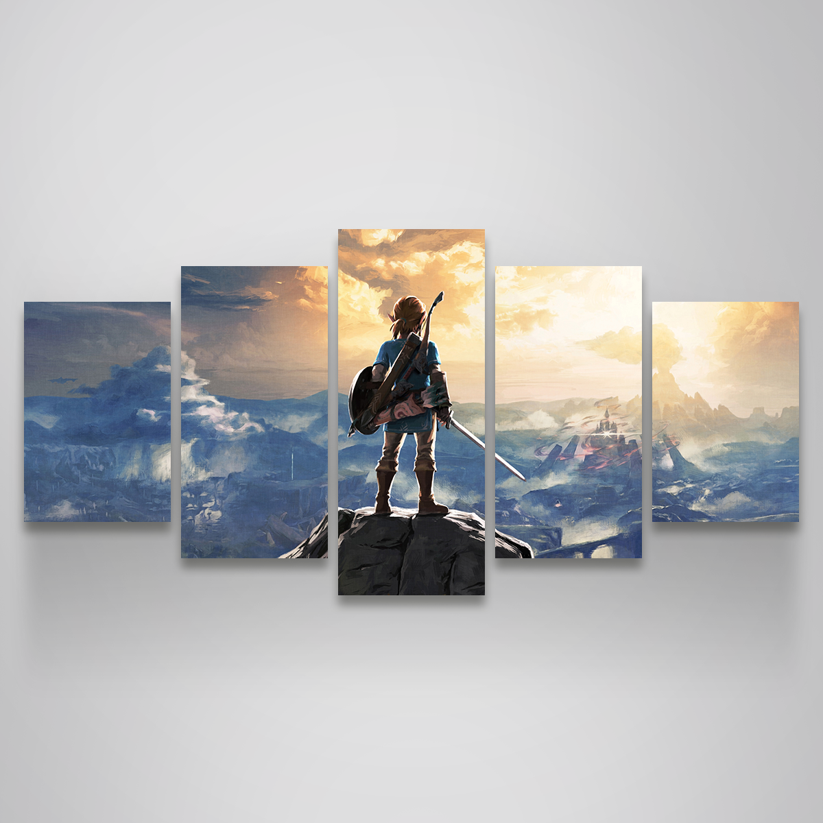 Canvas print The Legend of Zelda: Breath of The Wild - View